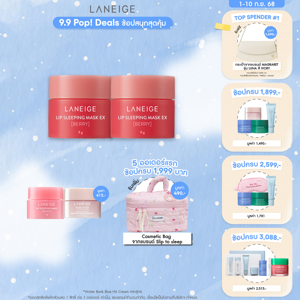 Lip Sleeping Mask 8 g (Berry)x2 Duo Set