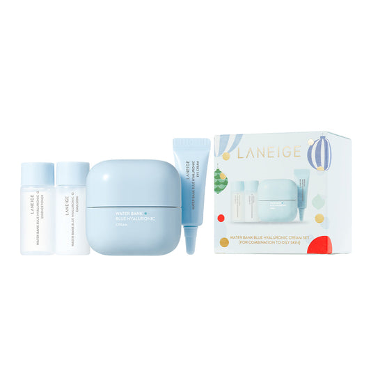 2022 Holiday - Water Bank Blue HA Cream Set (For Oily Skin)